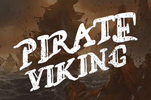 Pirate Viking Script Font