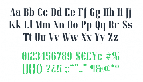 Pitch Display Font