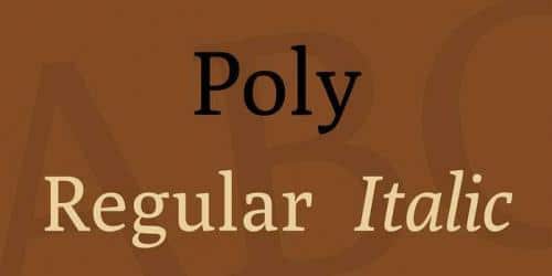Poly Font