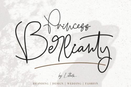 Princess Berlianty Handwritten Font