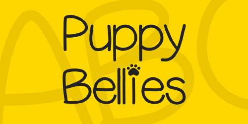 Puppy Bellies Font
