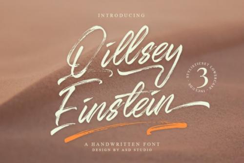 Qillsey Einstein Script Font