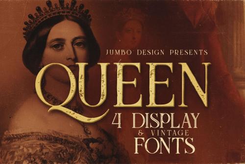 Queen Display Font