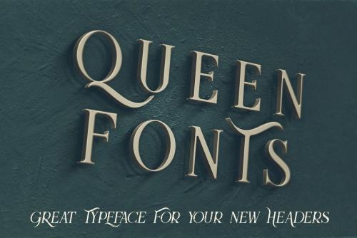Queen Display Font
