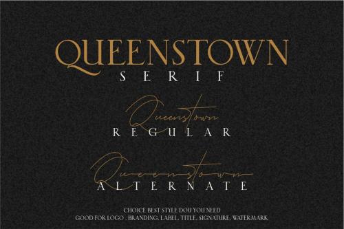 Queenstown Signature Font