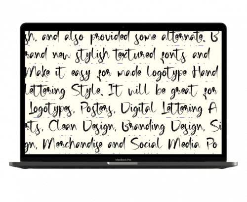 Quotes Brush Font