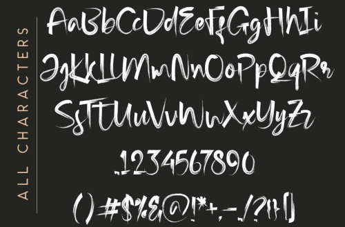 Quotes Brush Font