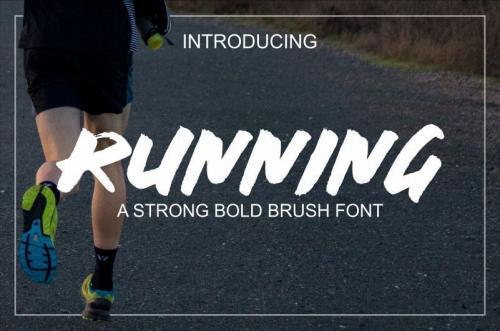 RUNNING Font