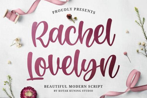 Rachel Lovelyn Script Font