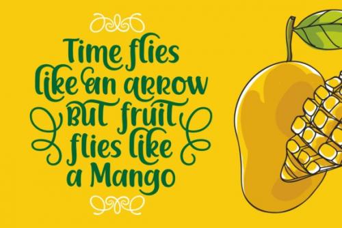 Racy Mango Script Font