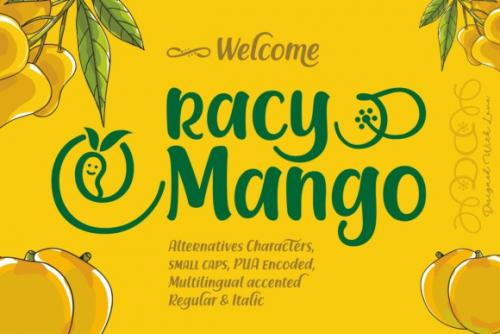 Racy Mango Script Font