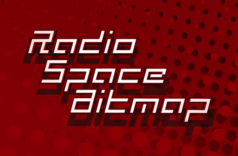 Radio Space Bitmap Font