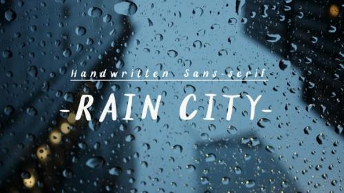 Rain City Handwritten Font