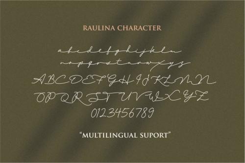 Raulina Signature Font