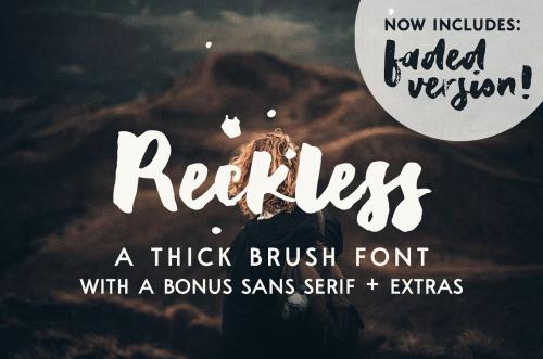 Reckless Brush Font Free