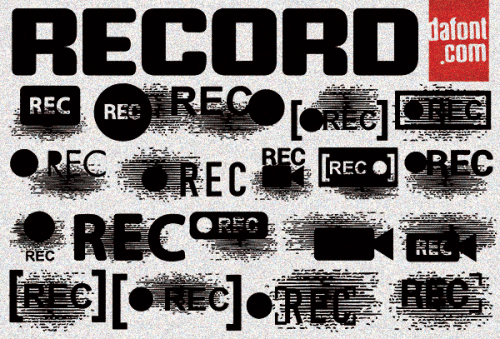Record Font