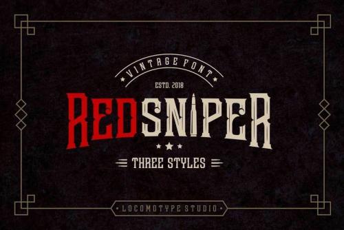 Redsniper Vintage Font