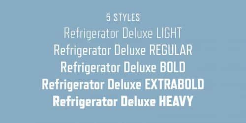 Refrigerator Deluxe Font