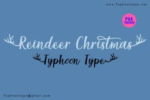 Reindeer Christmas Font