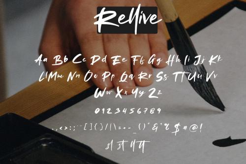 Rellive Brush Script Font