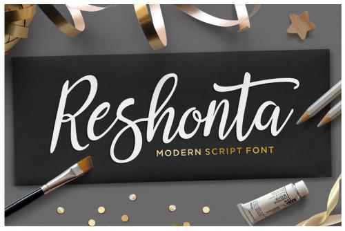 Reshonta Calligraphy Font