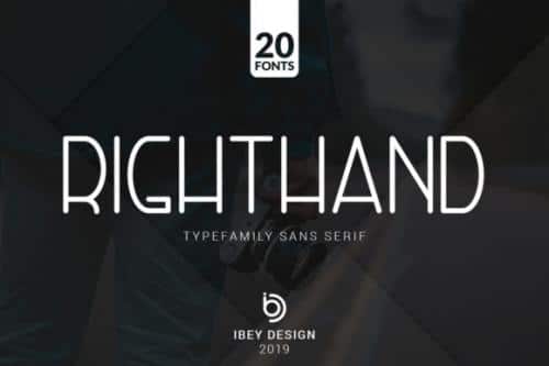 Righthand Family Font 1