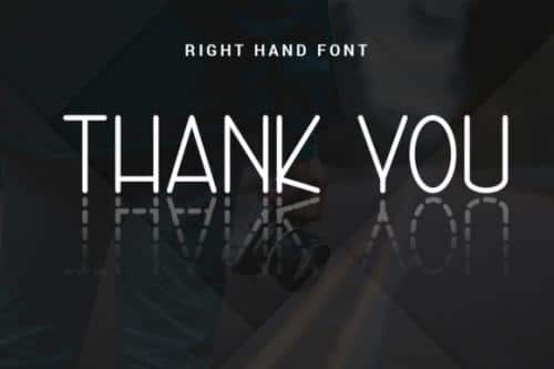Righthand Family Font 11