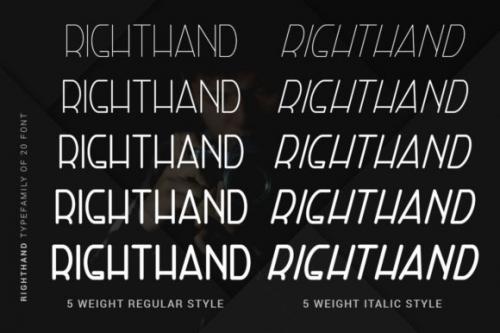 Righthand Family Font 2