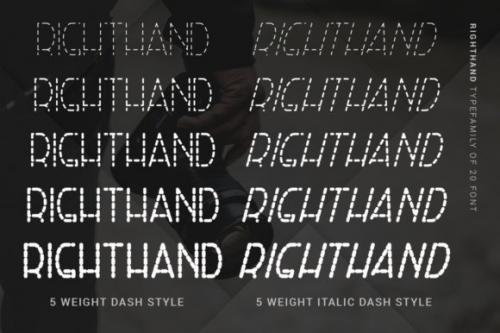 Righthand Family Font 3