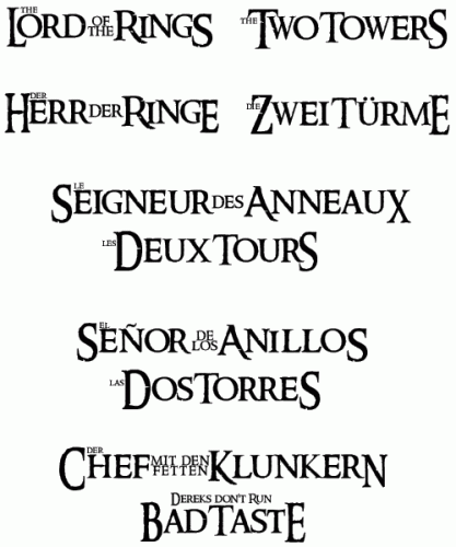 Ringbearer Font The Lotr Fonts