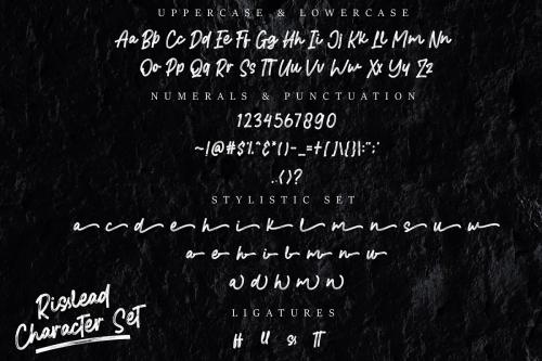Risslead Block Brush Font