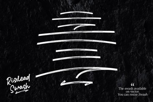 Risslead Block Brush Font