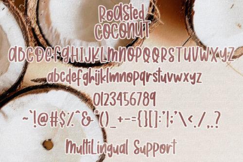 Roasted Coconut Script Font