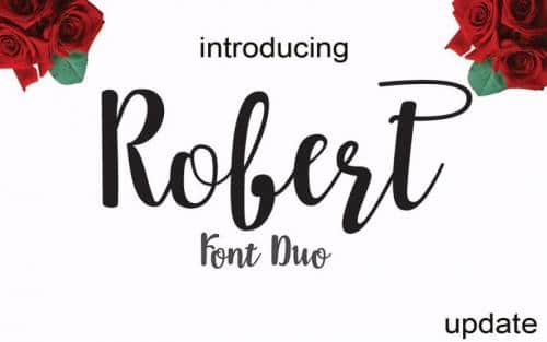 Robert Script Font