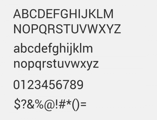 Roboto Font Family