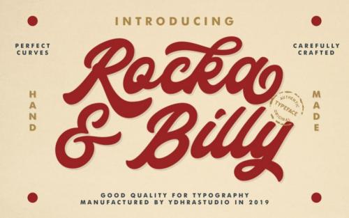 Rocka Billy Script Font
