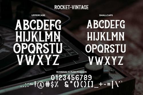 Rocket Vintage Font