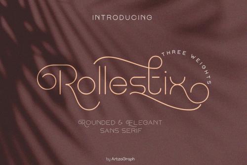 Rollestix Sans Serif Font