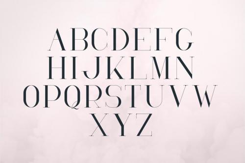RoseGold Serif Font