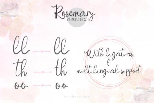 Rosemary Handwritten Font