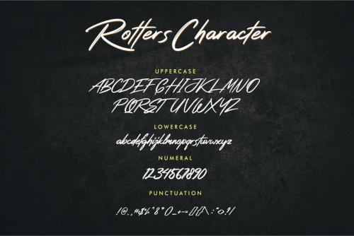 Rotters Brush Font