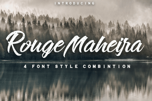 Rouge Maheira Brush Font