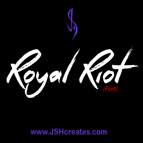 Royal Riot Brush Font