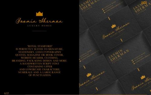 Royal Stamford Script Font