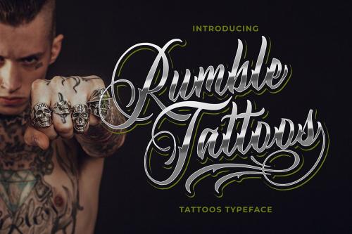 Rumble Tattoos Typeface