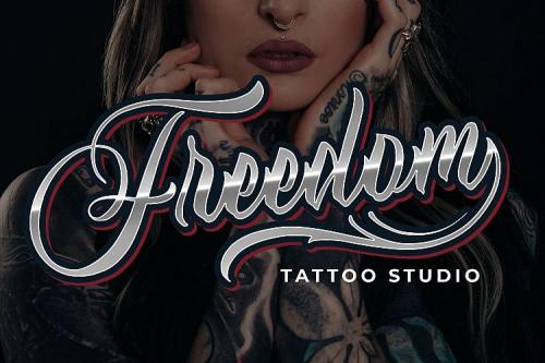 Rumble Tattoos Typeface