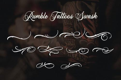 Rumble Tattoos Typeface