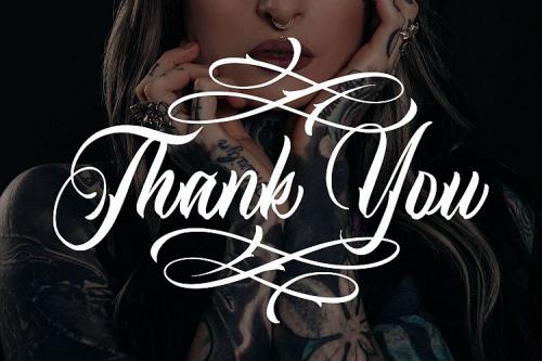 Rumble Tattoos Typeface