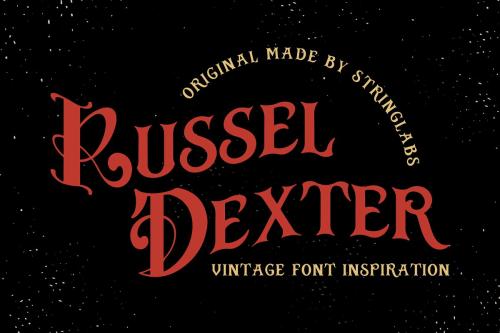 Russel Dexter – Retro Vintage Font