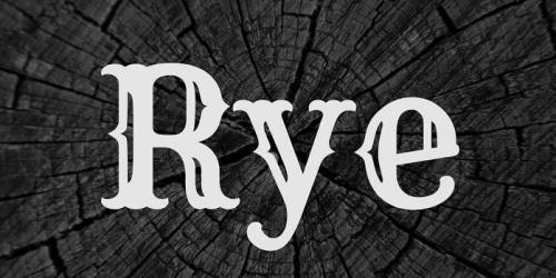 Rye Font